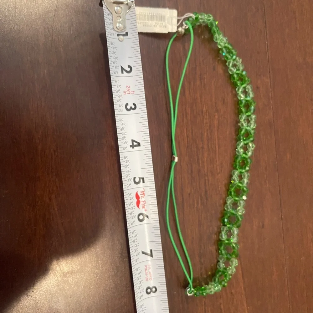 nwt jCrew Green Beaded headband
